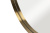 Зеркало овальное в металлической раме (золото) 19-ОА-6385