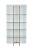 Стеллаж Marbella White бел/зол со стеклянными полками 58DB-SH17071C